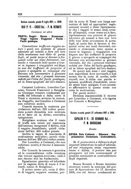 La Corte suprema di Roma raccolta periodica delle sentenze della Corte di cassazione di Roma