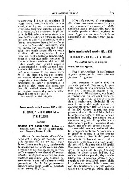 La Corte suprema di Roma raccolta periodica delle sentenze della Corte di cassazione di Roma