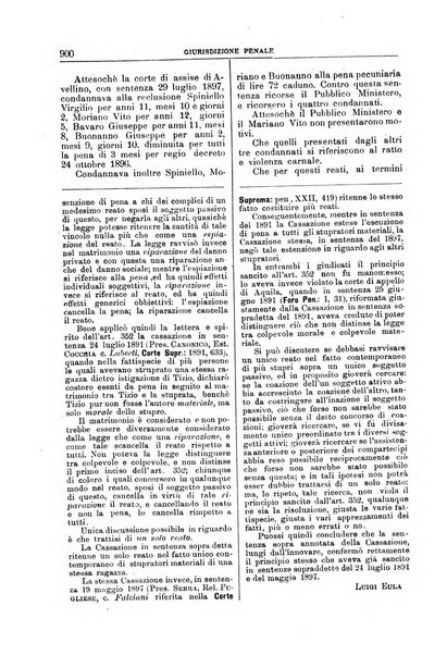 La Corte suprema di Roma raccolta periodica delle sentenze della Corte di cassazione di Roma