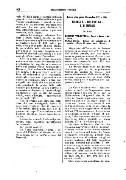 La Corte suprema di Roma raccolta periodica delle sentenze della Corte di cassazione di Roma