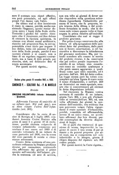 La Corte suprema di Roma raccolta periodica delle sentenze della Corte di cassazione di Roma