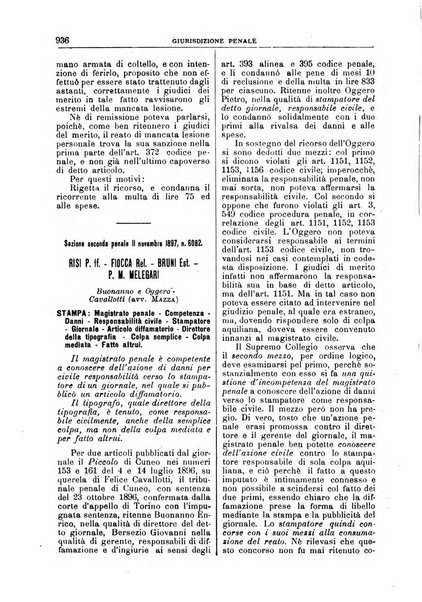 La Corte suprema di Roma raccolta periodica delle sentenze della Corte di cassazione di Roma