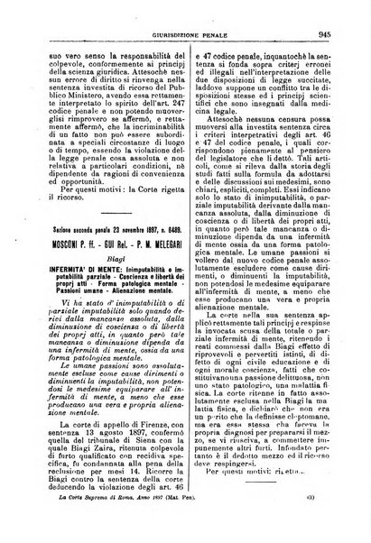 La Corte suprema di Roma raccolta periodica delle sentenze della Corte di cassazione di Roma