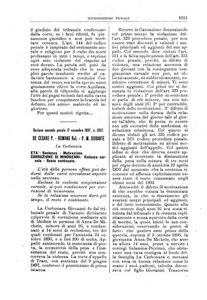 La Corte suprema di Roma raccolta periodica delle sentenze della Corte di cassazione di Roma