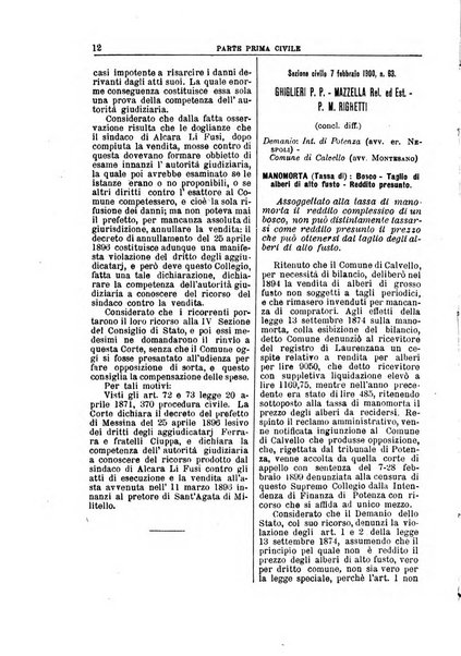 La Corte suprema di Roma raccolta periodica delle sentenze della Corte di cassazione di Roma