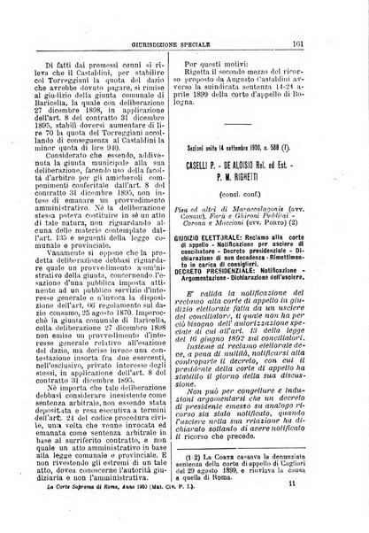 La Corte suprema di Roma raccolta periodica delle sentenze della Corte di cassazione di Roma