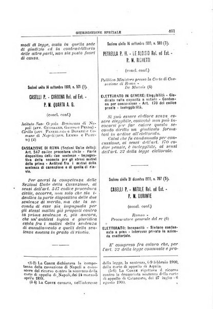 La Corte suprema di Roma raccolta periodica delle sentenze della Corte di cassazione di Roma