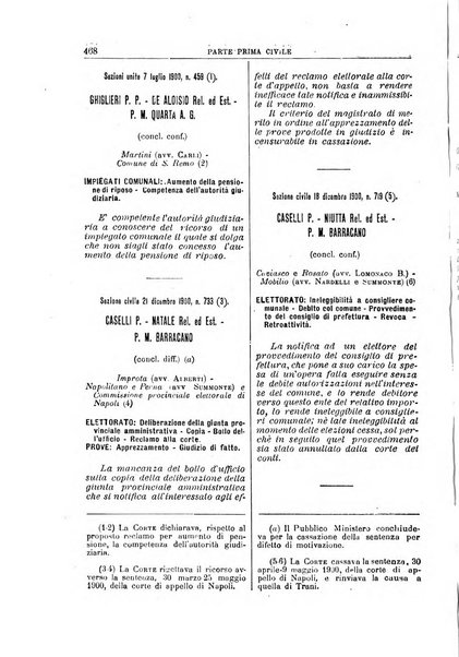 La Corte suprema di Roma raccolta periodica delle sentenze della Corte di cassazione di Roma