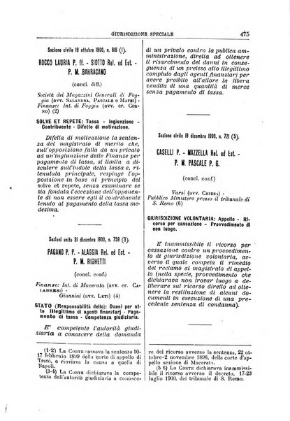 La Corte suprema di Roma raccolta periodica delle sentenze della Corte di cassazione di Roma