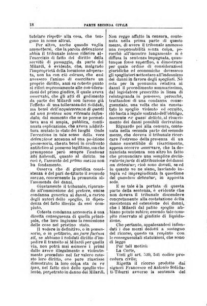 La Corte suprema di Roma raccolta periodica delle sentenze della Corte di cassazione di Roma