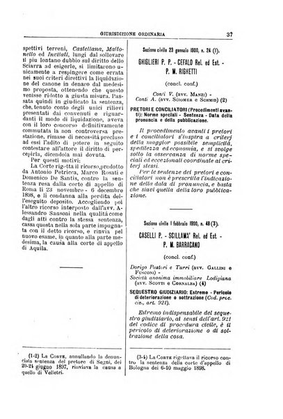 La Corte suprema di Roma raccolta periodica delle sentenze della Corte di cassazione di Roma