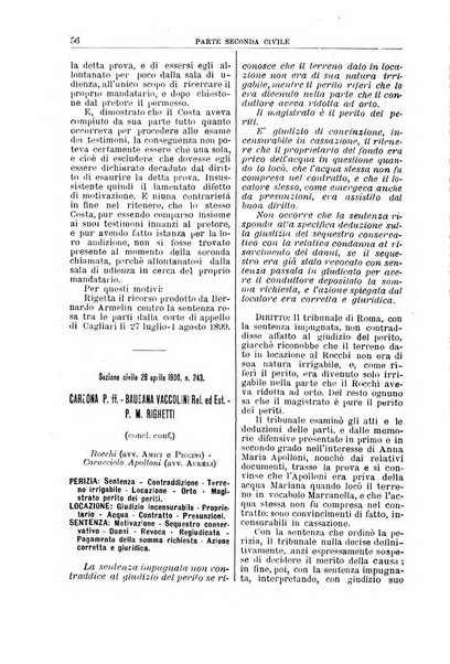 La Corte suprema di Roma raccolta periodica delle sentenze della Corte di cassazione di Roma