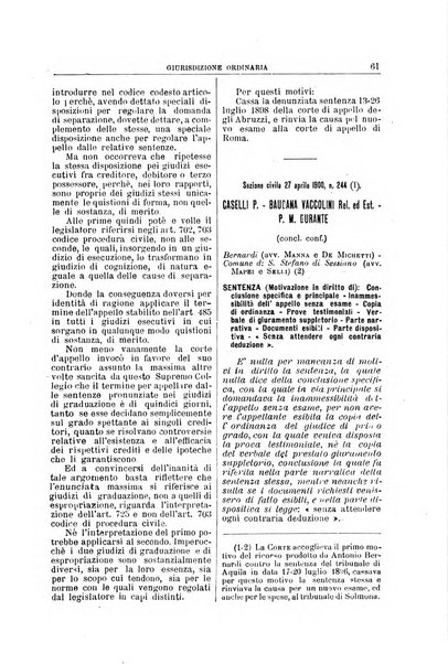 La Corte suprema di Roma raccolta periodica delle sentenze della Corte di cassazione di Roma