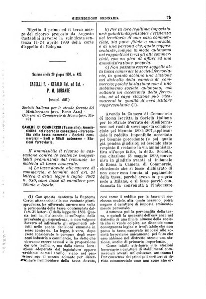 La Corte suprema di Roma raccolta periodica delle sentenze della Corte di cassazione di Roma