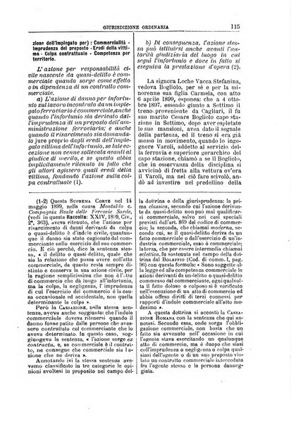 La Corte suprema di Roma raccolta periodica delle sentenze della Corte di cassazione di Roma