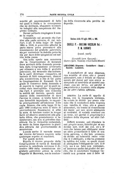 La Corte suprema di Roma raccolta periodica delle sentenze della Corte di cassazione di Roma