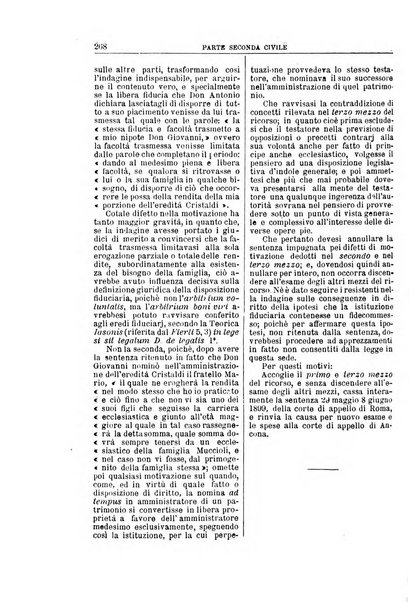 La Corte suprema di Roma raccolta periodica delle sentenze della Corte di cassazione di Roma