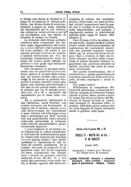 La Corte suprema di Roma raccolta periodica delle sentenze della Corte di cassazione di Roma