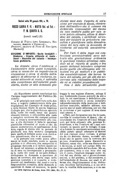 La Corte suprema di Roma raccolta periodica delle sentenze della Corte di cassazione di Roma