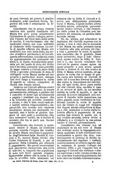 La Corte suprema di Roma raccolta periodica delle sentenze della Corte di cassazione di Roma