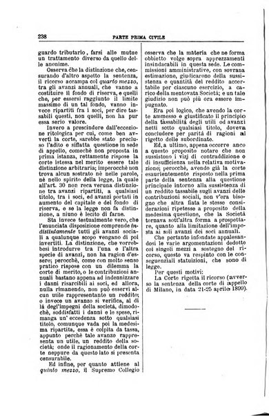 La Corte suprema di Roma raccolta periodica delle sentenze della Corte di cassazione di Roma