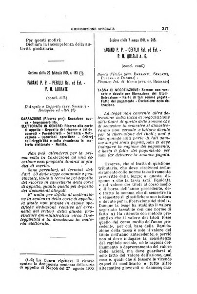 La Corte suprema di Roma raccolta periodica delle sentenze della Corte di cassazione di Roma