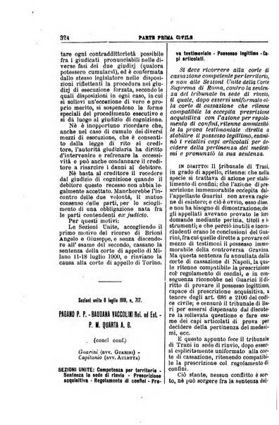 La Corte suprema di Roma raccolta periodica delle sentenze della Corte di cassazione di Roma