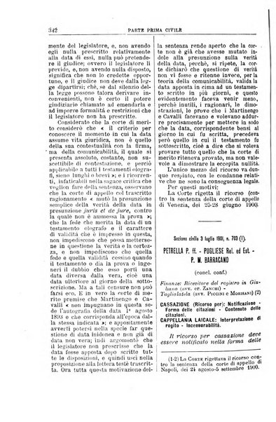 La Corte suprema di Roma raccolta periodica delle sentenze della Corte di cassazione di Roma