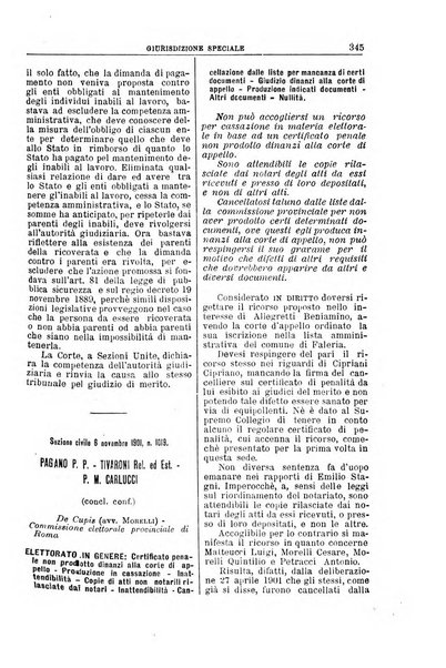 La Corte suprema di Roma raccolta periodica delle sentenze della Corte di cassazione di Roma