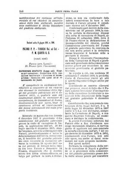 La Corte suprema di Roma raccolta periodica delle sentenze della Corte di cassazione di Roma