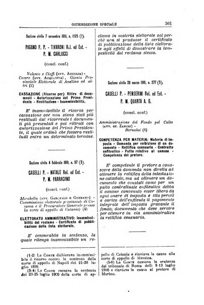 La Corte suprema di Roma raccolta periodica delle sentenze della Corte di cassazione di Roma