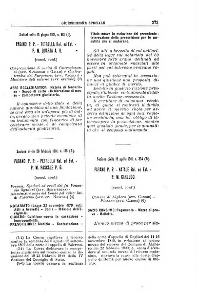 La Corte suprema di Roma raccolta periodica delle sentenze della Corte di cassazione di Roma