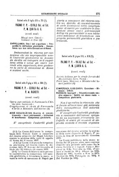 La Corte suprema di Roma raccolta periodica delle sentenze della Corte di cassazione di Roma