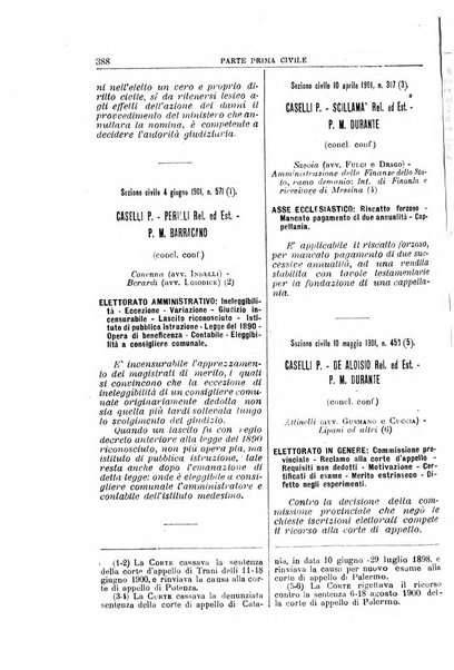 La Corte suprema di Roma raccolta periodica delle sentenze della Corte di cassazione di Roma