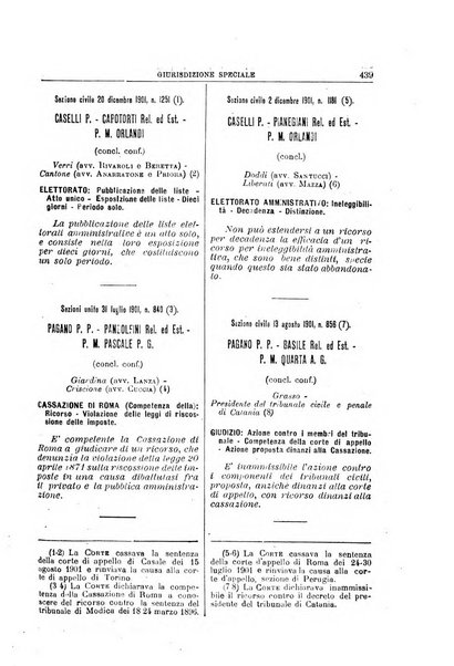 La Corte suprema di Roma raccolta periodica delle sentenze della Corte di cassazione di Roma