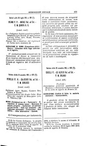 La Corte suprema di Roma raccolta periodica delle sentenze della Corte di cassazione di Roma