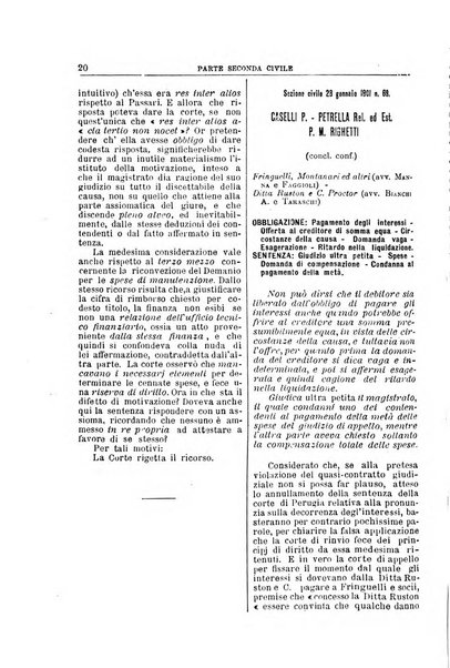 La Corte suprema di Roma raccolta periodica delle sentenze della Corte di cassazione di Roma