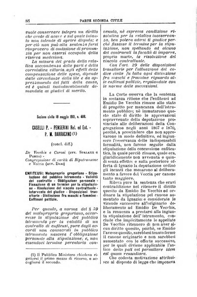 La Corte suprema di Roma raccolta periodica delle sentenze della Corte di cassazione di Roma