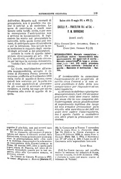 La Corte suprema di Roma raccolta periodica delle sentenze della Corte di cassazione di Roma