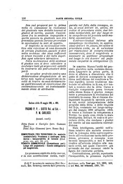 La Corte suprema di Roma raccolta periodica delle sentenze della Corte di cassazione di Roma