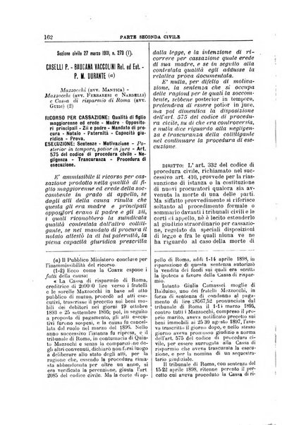 La Corte suprema di Roma raccolta periodica delle sentenze della Corte di cassazione di Roma