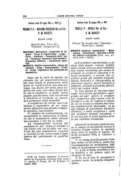 La Corte suprema di Roma raccolta periodica delle sentenze della Corte di cassazione di Roma