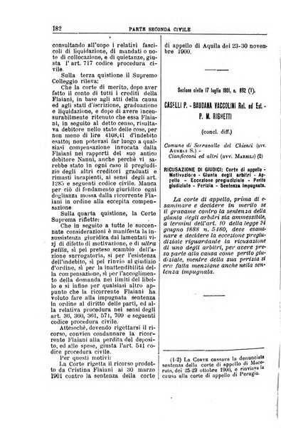 La Corte suprema di Roma raccolta periodica delle sentenze della Corte di cassazione di Roma