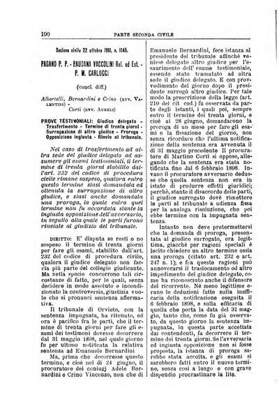 La Corte suprema di Roma raccolta periodica delle sentenze della Corte di cassazione di Roma