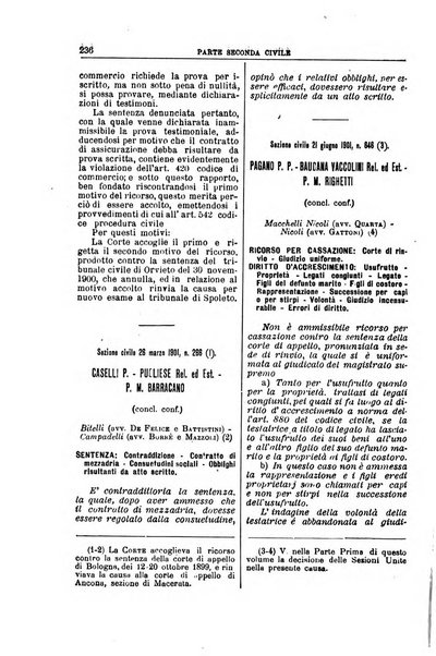 La Corte suprema di Roma raccolta periodica delle sentenze della Corte di cassazione di Roma