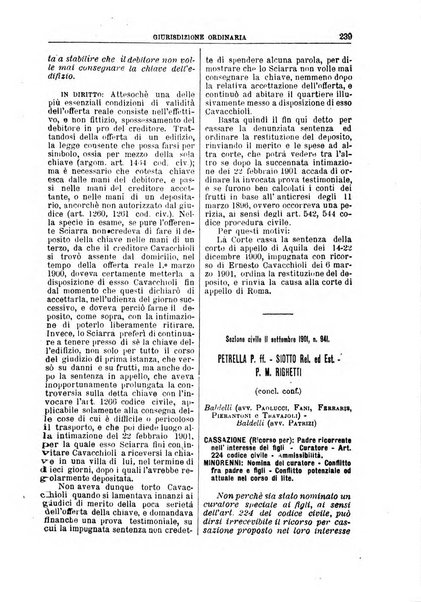 La Corte suprema di Roma raccolta periodica delle sentenze della Corte di cassazione di Roma