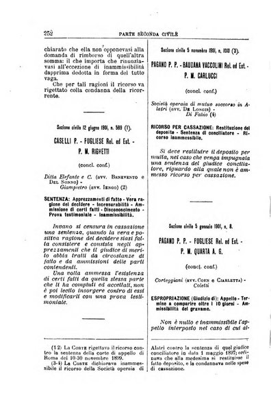 La Corte suprema di Roma raccolta periodica delle sentenze della Corte di cassazione di Roma