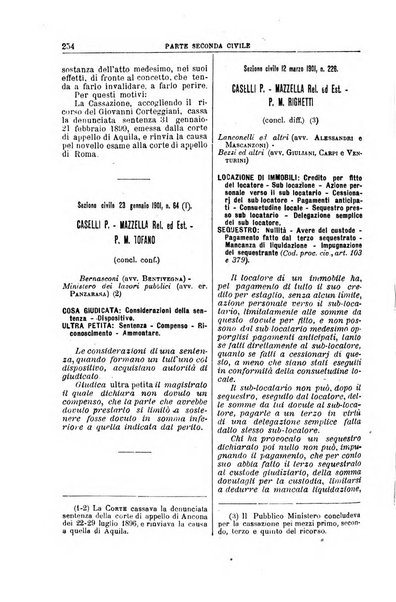 La Corte suprema di Roma raccolta periodica delle sentenze della Corte di cassazione di Roma