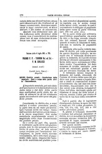 La Corte suprema di Roma raccolta periodica delle sentenze della Corte di cassazione di Roma