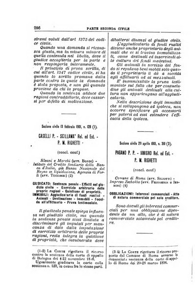 La Corte suprema di Roma raccolta periodica delle sentenze della Corte di cassazione di Roma